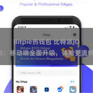 Bitpie热钱包 比特派iOS：移动端全面升级，体验更流畅