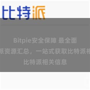 Bitpie安全保障 最全面的比特派资源汇总，一站式获取比特派相关信息